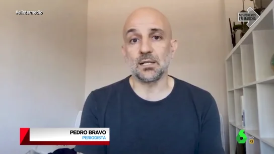 El periodista Pedro Bravo en El Intermedio El periodista Pedro Bravo en El Intermedio
