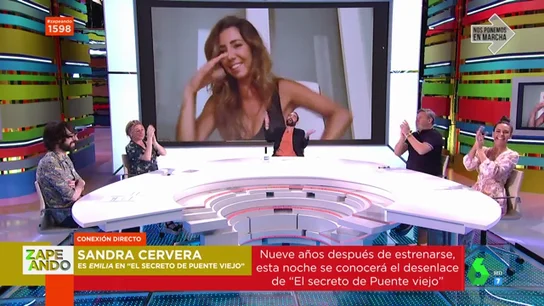 Plató de Zapeando con la actriz Sandra Cervera Plató de Zapeando con la actriz Sandra Cervera