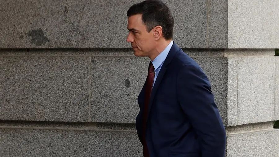 El presidente del Gobierno, Pedro Sánchez, acude este miércoles al Congreso.