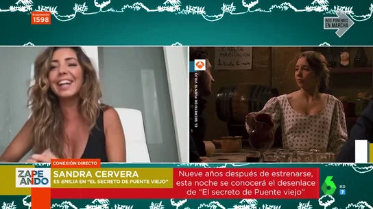 La actriz Sandra Cervera La actriz Sandra Cervera