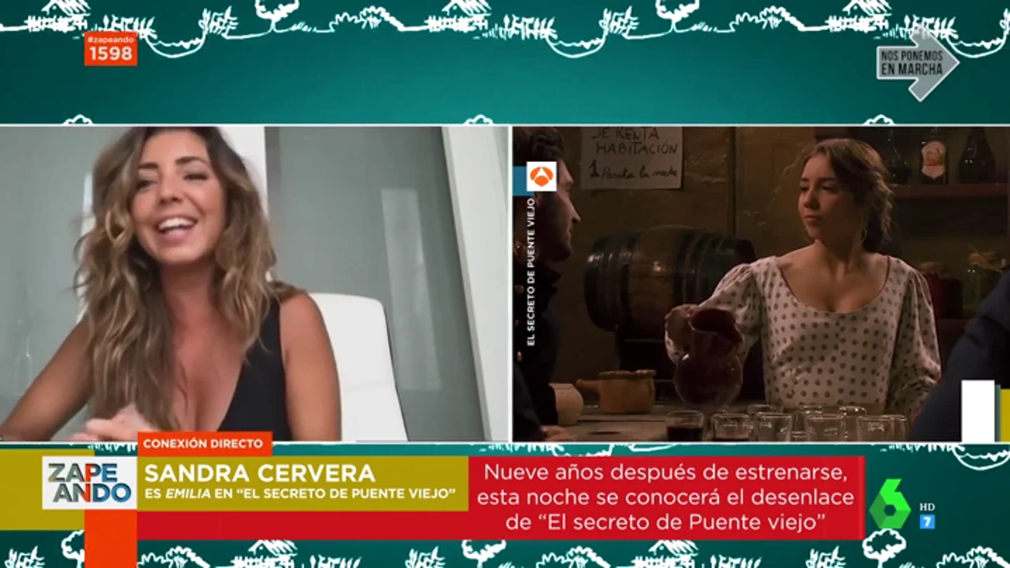 La actriz Sandra Cervera La actriz Sandra Cervera
