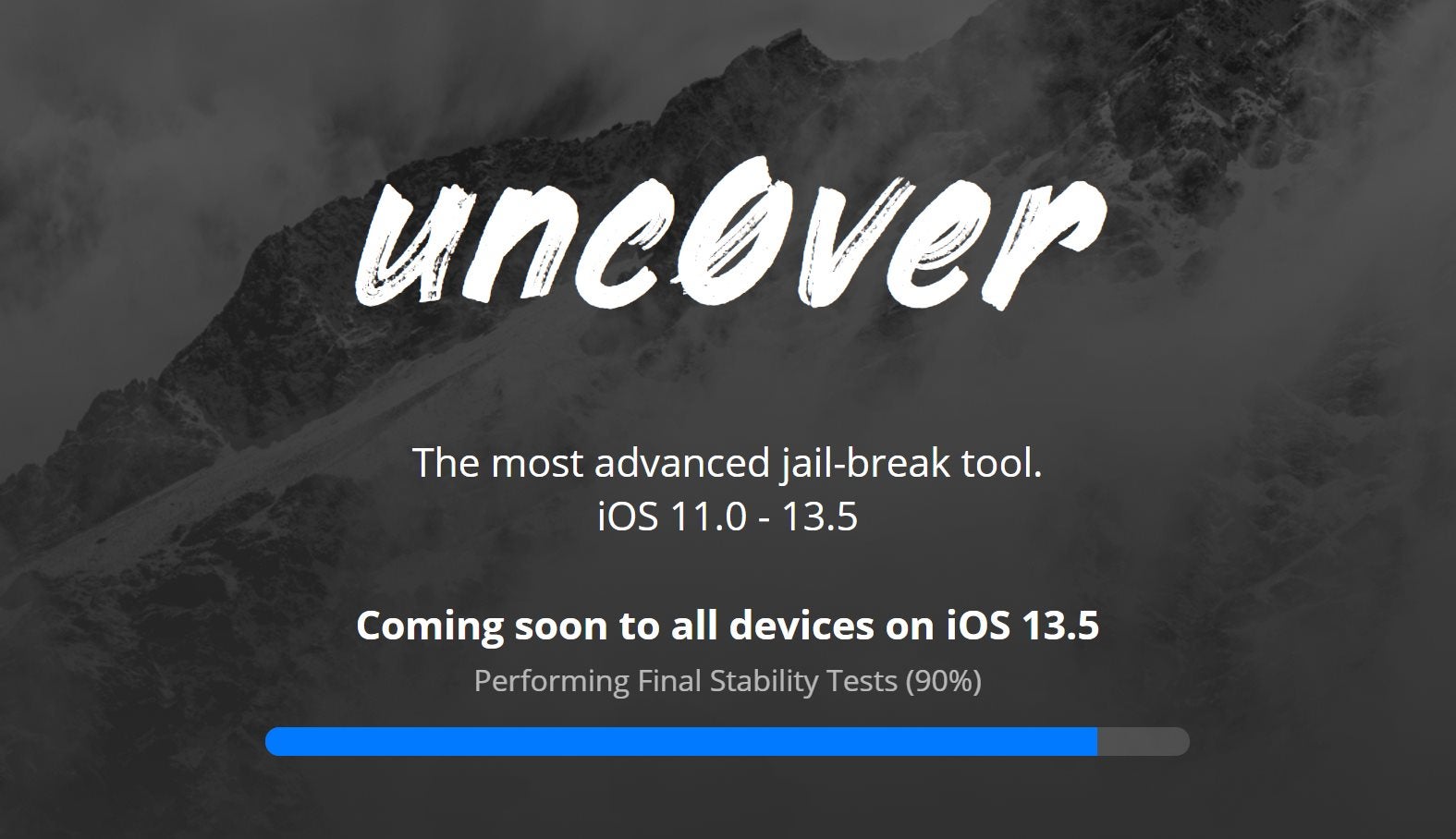 Anuncio del jail-break para iOS 13.5