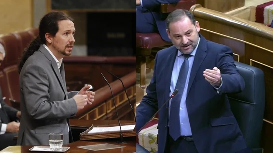 Pablo Iglesias y José Luis Ábalos Pablo Iglesias y José Luis Ábalos