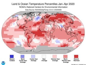 Gráfico sobre las zonas más cálidas de la Tierra Gráfico sobre las zonas más cálidas de la Tierra