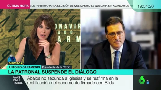 El presidente de la CEOE El presidente de la CEOE