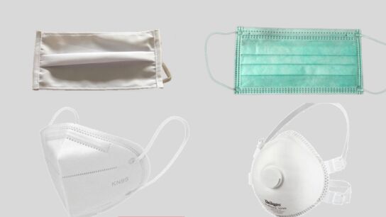 Diferentes tipos de mascarillas
