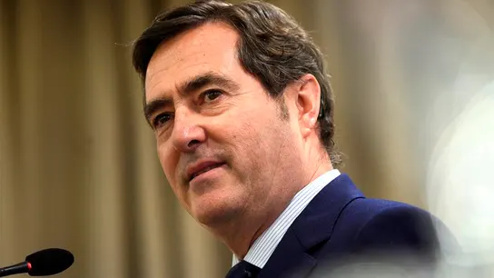 Imagen de archivo del presidente de la CEOE, Antonio Garamendi. Imagen de archivo del presidente de la CEOE, Antonio Garamendi.