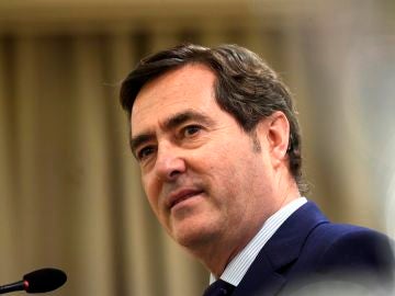 Imagen de archivo del presidente de la CEOE, Antonio Garamendi. Imagen de archivo del presidente de la CEOE, Antonio Garamendi.