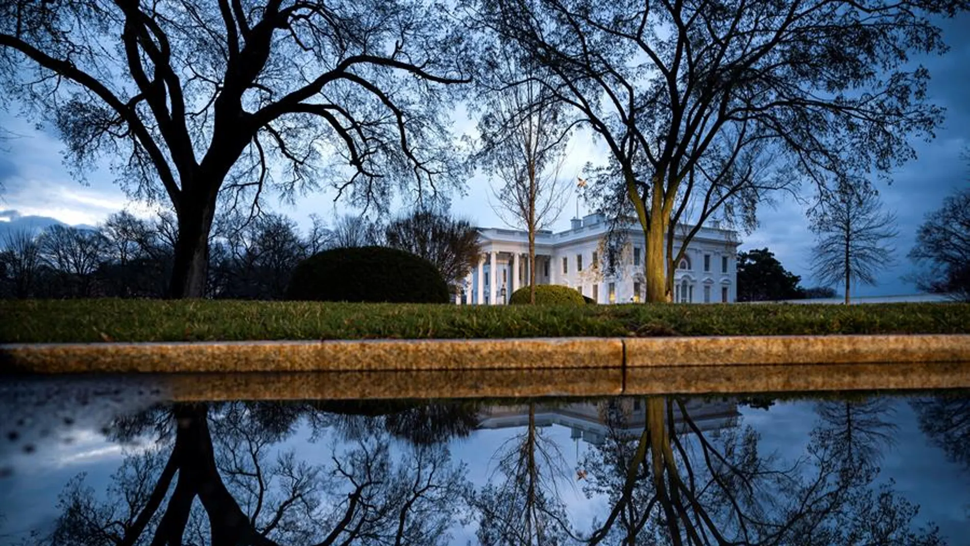 Vista general de la Casa Blanca.
