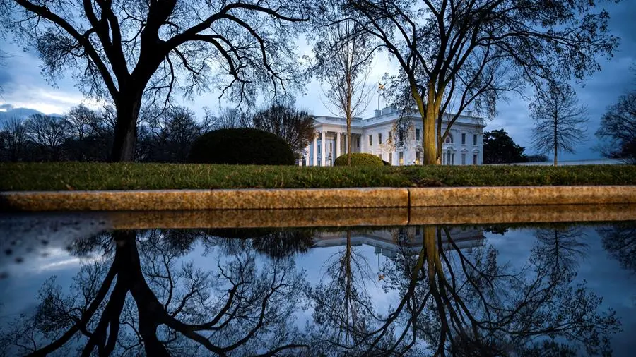 Vista general de la Casa Blanca.