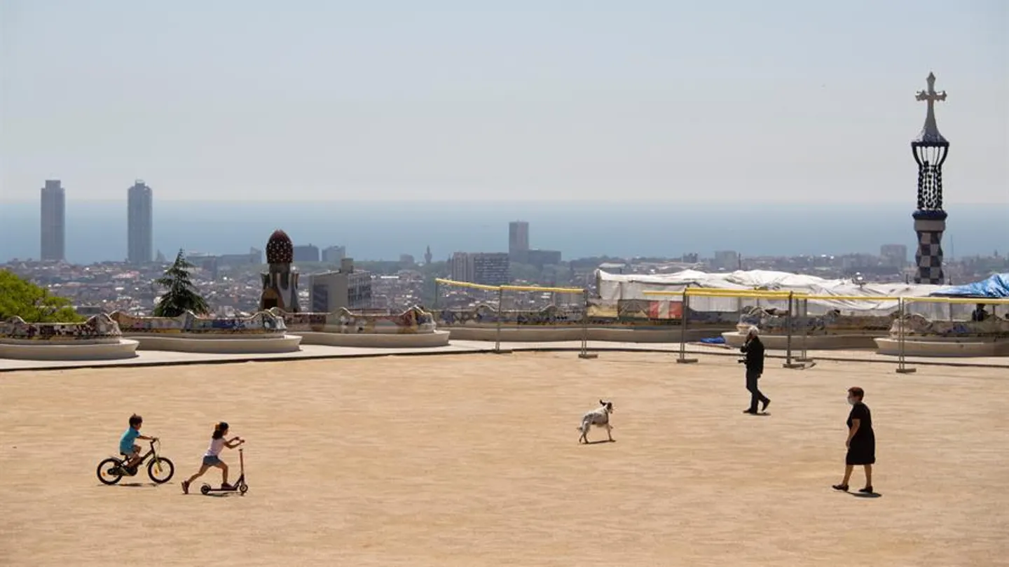 Vista de Barcelona desde el Parque Güell Vista de Barcelona desde el Parque Güell
