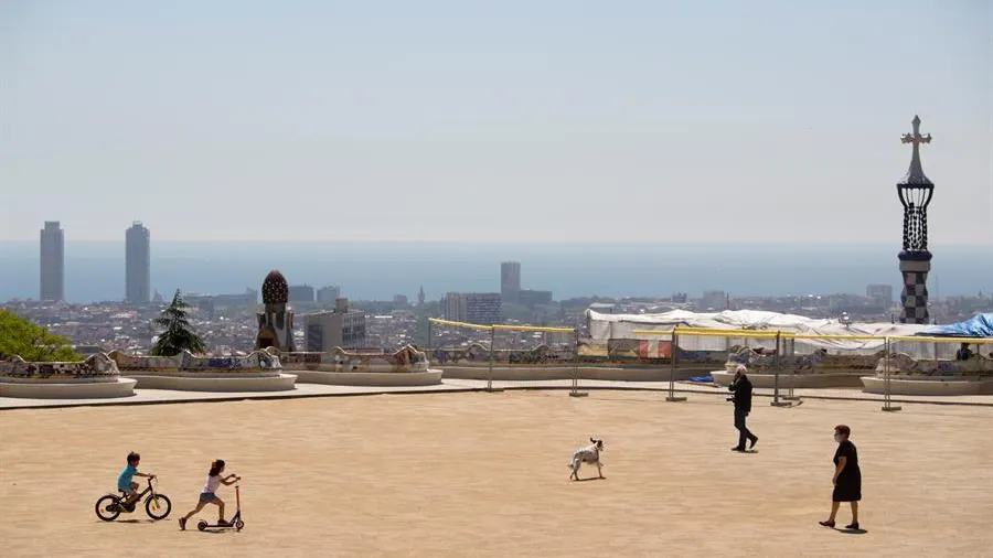 Vista de Barcelona desde el Parque Güell