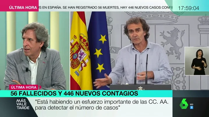 El presidente del Colegio de Médicos de Madrid 