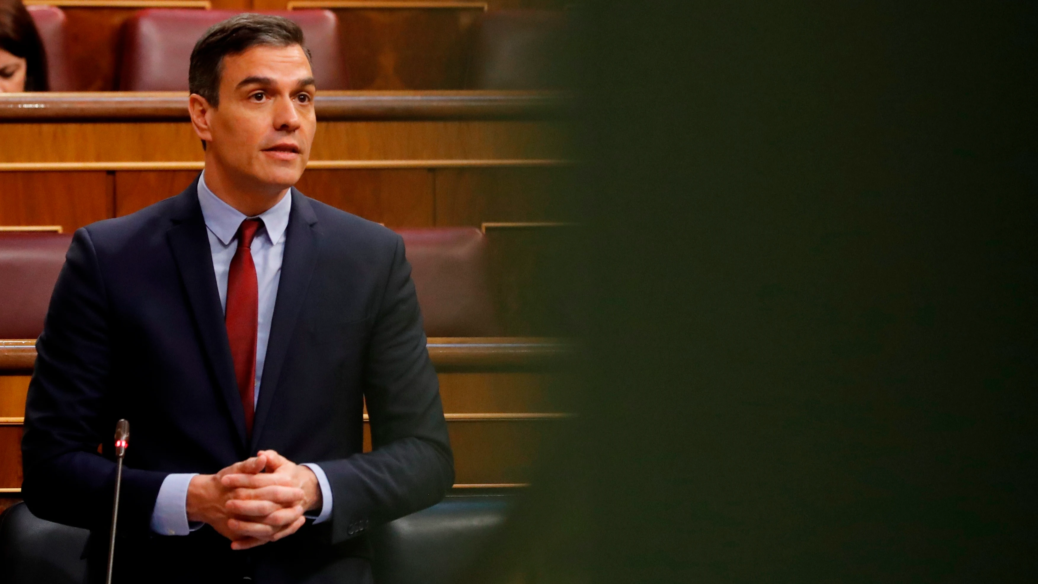 El presidente del Gobierno, Pedro Sánchez, en el Congreso de los Diputados