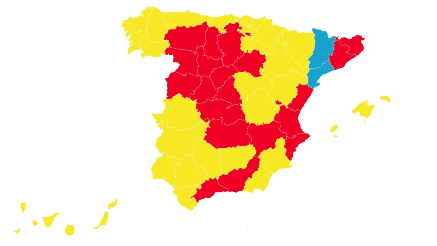 Mapa de la desescalada a partir del 25 de mayo Mapa de la desescalada a partir del 25 de mayo