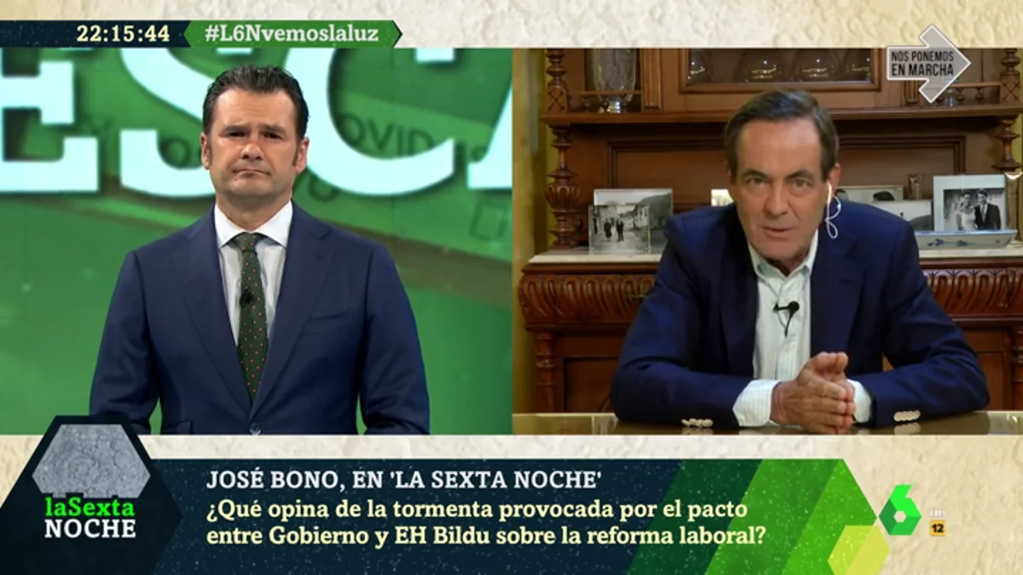 José Bono: "Sánchez no conocía el pacto de la reforma laboral, ni sus términos ni que se había firmado" José Bono: "Sánchez no conocía el pacto de la reforma laboral, ni sus términos ni que se había firmado"
