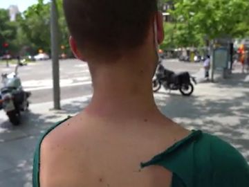 Imagen del periodista agredido en la manifestación de Vox Imagen del periodista agredido en la manifestación de Vox