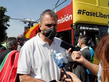 Ortega Smith en la manifestación de Vox en Madrid Ortega Smith en la manifestación de Vox en Madrid