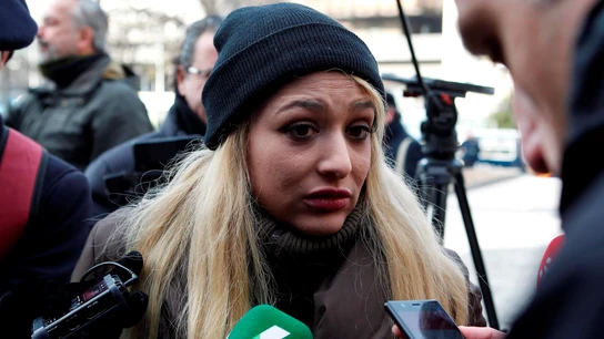 La portavoz del colectivo neonazi Hogar Social Madrid, Melisa Domínguez La portavoz del colectivo neonazi Hogar Social Madrid, Melisa Domínguez