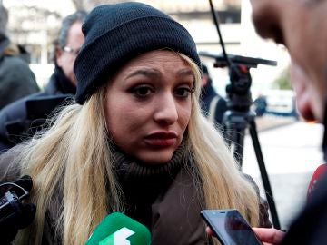 La portavoz del colectivo neonazi Hogar Social Madrid, Melisa Domínguez La portavoz del colectivo neonazi Hogar Social Madrid, Melisa Domínguez