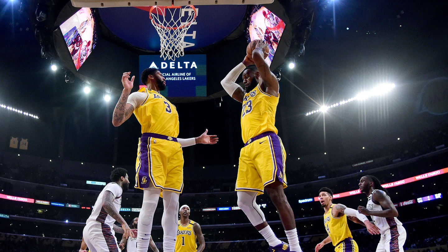 Encuentro entre Brooklyn y los Lakers Encuentro entre Brooklyn y los Lakers