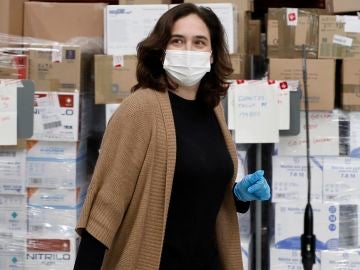 La alcaldesa de Barcelona, Ada Colau La alcaldesa de Barcelona, Ada Colau