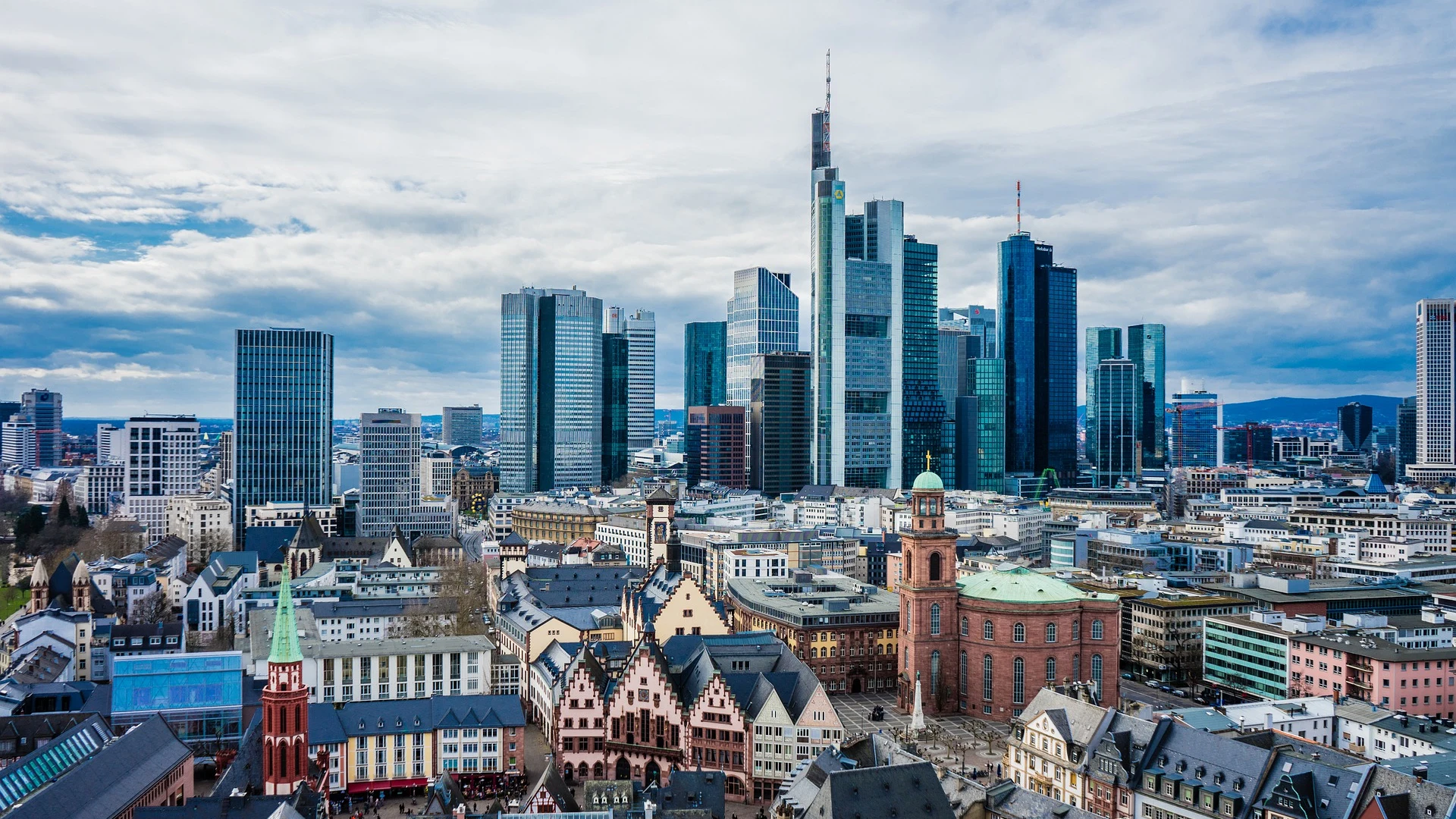 Imagen de archivo de la ciudad alemana de Frankfurt