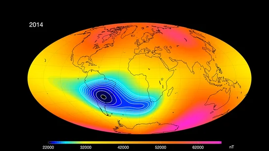 El campo magnético de la Tierra y la Anomalía del Atlántico Sur El campo magnético de la Tierra y la Anomalía del Atlántico Sur