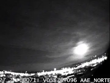 Captura del bólido. Captura del bólido.