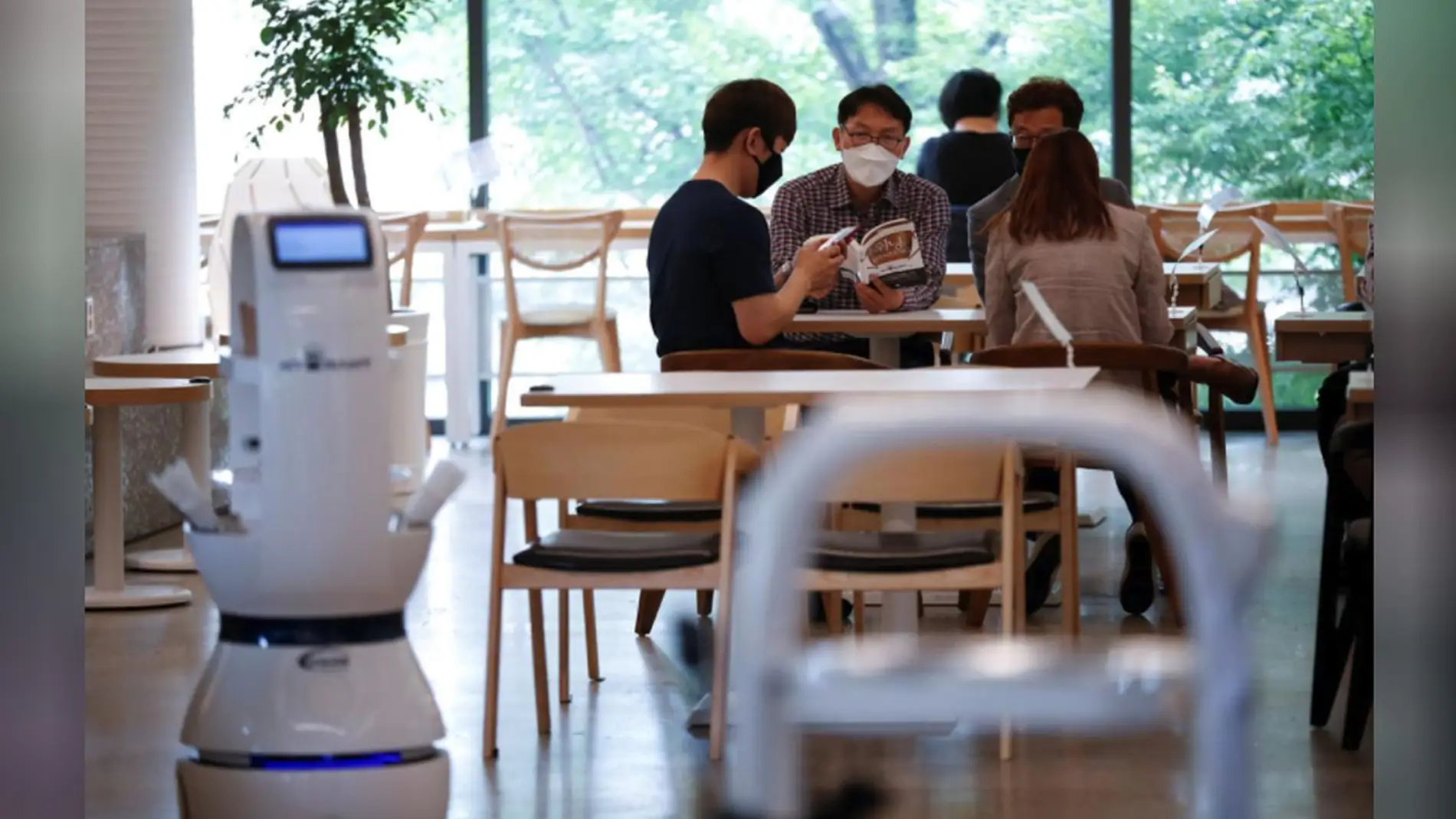 Robot barista en Corea del Sur