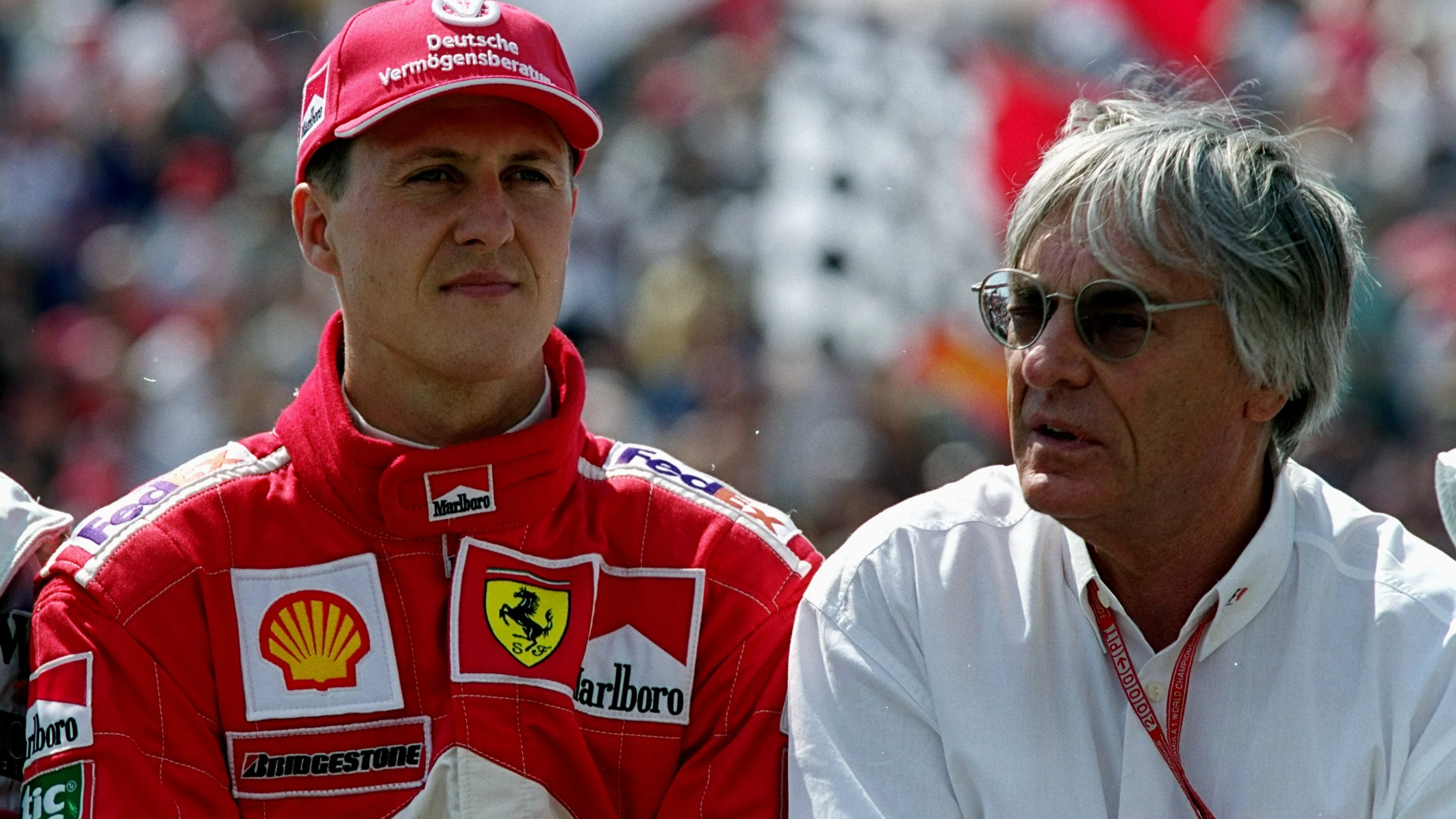 Michael Schumacher y Bernie Ecclestone