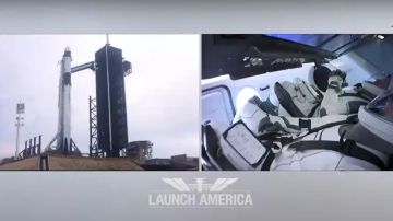 Imágenes del directo del lanzamiento de la NASA y SpaceX cancelado