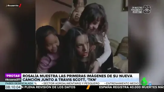 Salen a la luz las primeras imágenes de 'TKN', la esperada canción de Rosalía y Travis Scott Salen a la luz las primeras imágenes de 'TKN', la esperada canción de Rosalía y Travis Scott