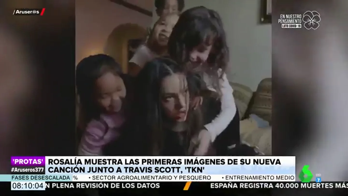 Salen a la luz las primeras imágenes de 'TKN', la esperada canción de Rosalía y Travis Scott Salen a la luz las primeras imágenes de 'TKN', la esperada canción de Rosalía y Travis Scott