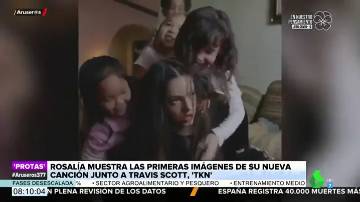 Salen a la luz las primeras imágenes de 'TKN', la esperada canción de Rosalía y Travis Scott