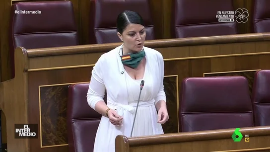 Vídeo manipulado - Olona sorprende en el Congreso con un discurso feminista: "La mujer es fuerte y poderosa" Vídeo manipulado - Olona sorprende en el Congreso con un discurso feminista: "La mujer es fuerte y poderosa"
