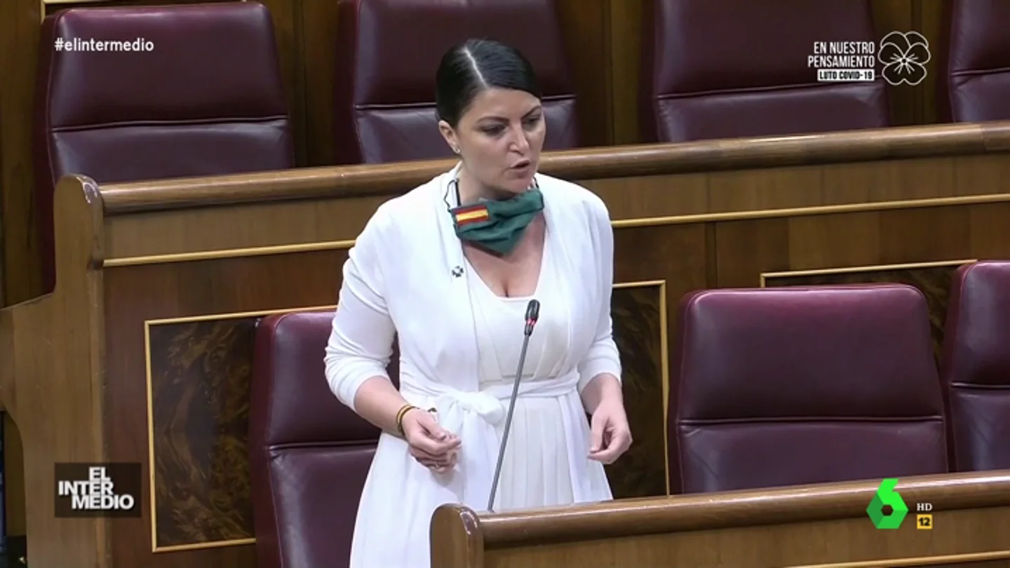 Vídeo manipulado - Olona sorprende en el Congreso con un discurso feminista: "La mujer es fuerte y poderosa" Vídeo manipulado - Olona sorprende en el Congreso con un discurso feminista: "La mujer es fuerte y poderosa"