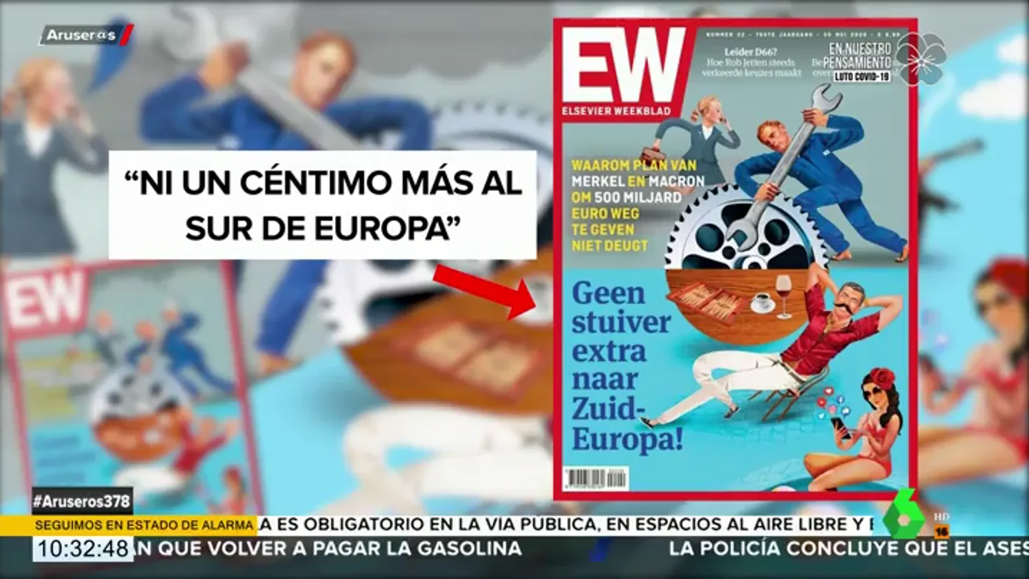 Un semanario holandés tilda de 'vagos' a los ciudadanos del sur de Europa Un semanario holandés tilda de 'vagos' a los ciudadanos del sur de Europa