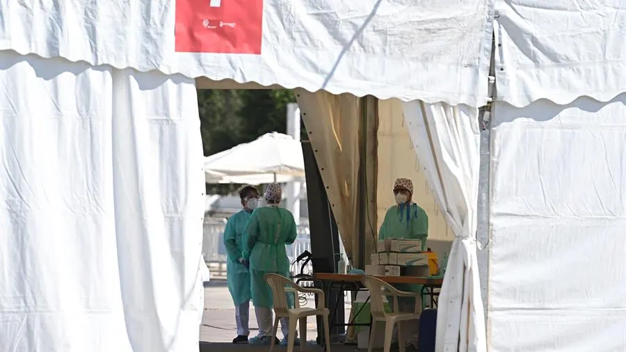 Test de seroprevalencia en el recinto ferial de Torrejón de Ardoz