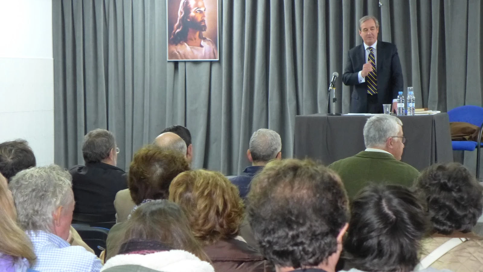 Lorenzo Rego durante unas jornadas de los Legionarios de Cristo en 2016.