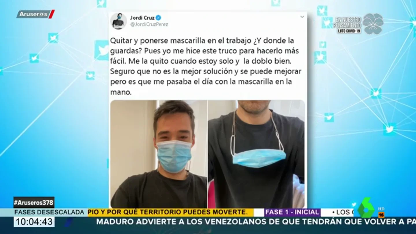mascarilla Jordi Cruz mascarilla Jordi Cruz