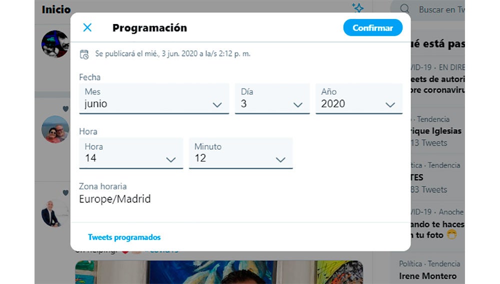 Programando un tuit