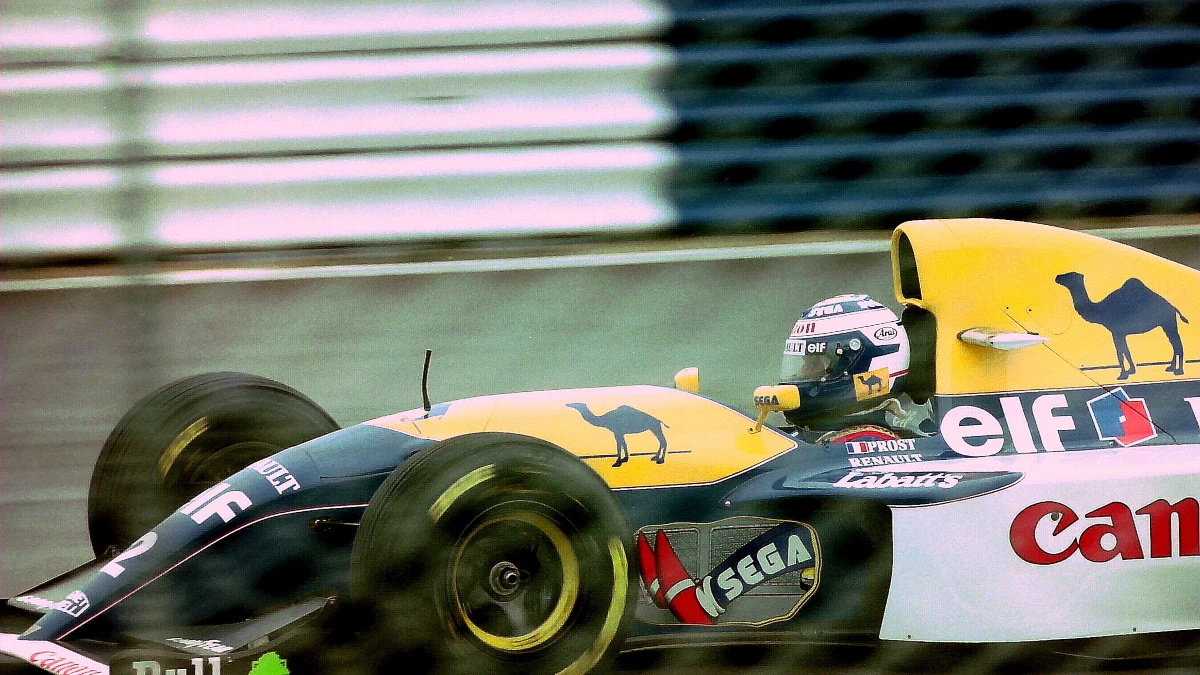 Alain Prost, en el Williams