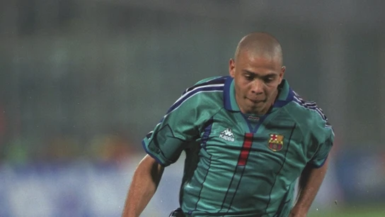 Ronaldo Nazario, en el Barcelona Ronaldo Nazario, en el Barcelona