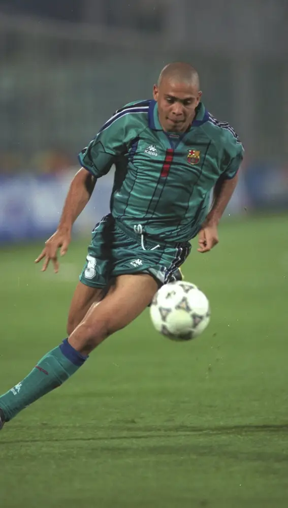 Ronaldo Nazario, en el Barcelona Ronaldo Nazario, en el Barcelona