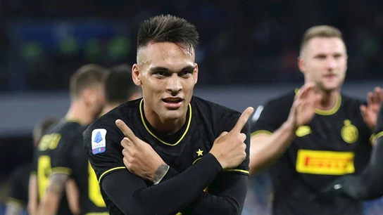 Lautaro Martínez celebra un gol con el Inter Lautaro Martínez celebra un gol con el Inter