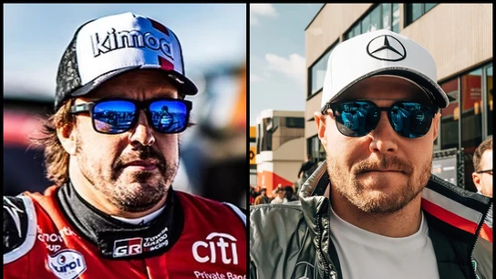 Fernando Alonso y Valtteri Bottas Fernando Alonso y Valtteri Bottas