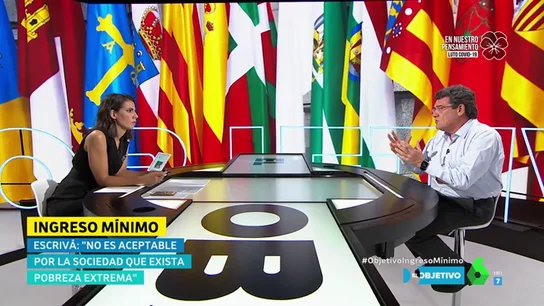 Ana Pastor entrevista en El Objetivo a José Luis Escrivá Ana Pastor entrevista en El Objetivo a José Luis Escrivá