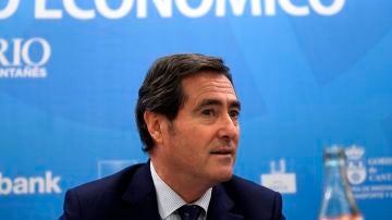 El presidente de la CEOE, Antonio Garamendi