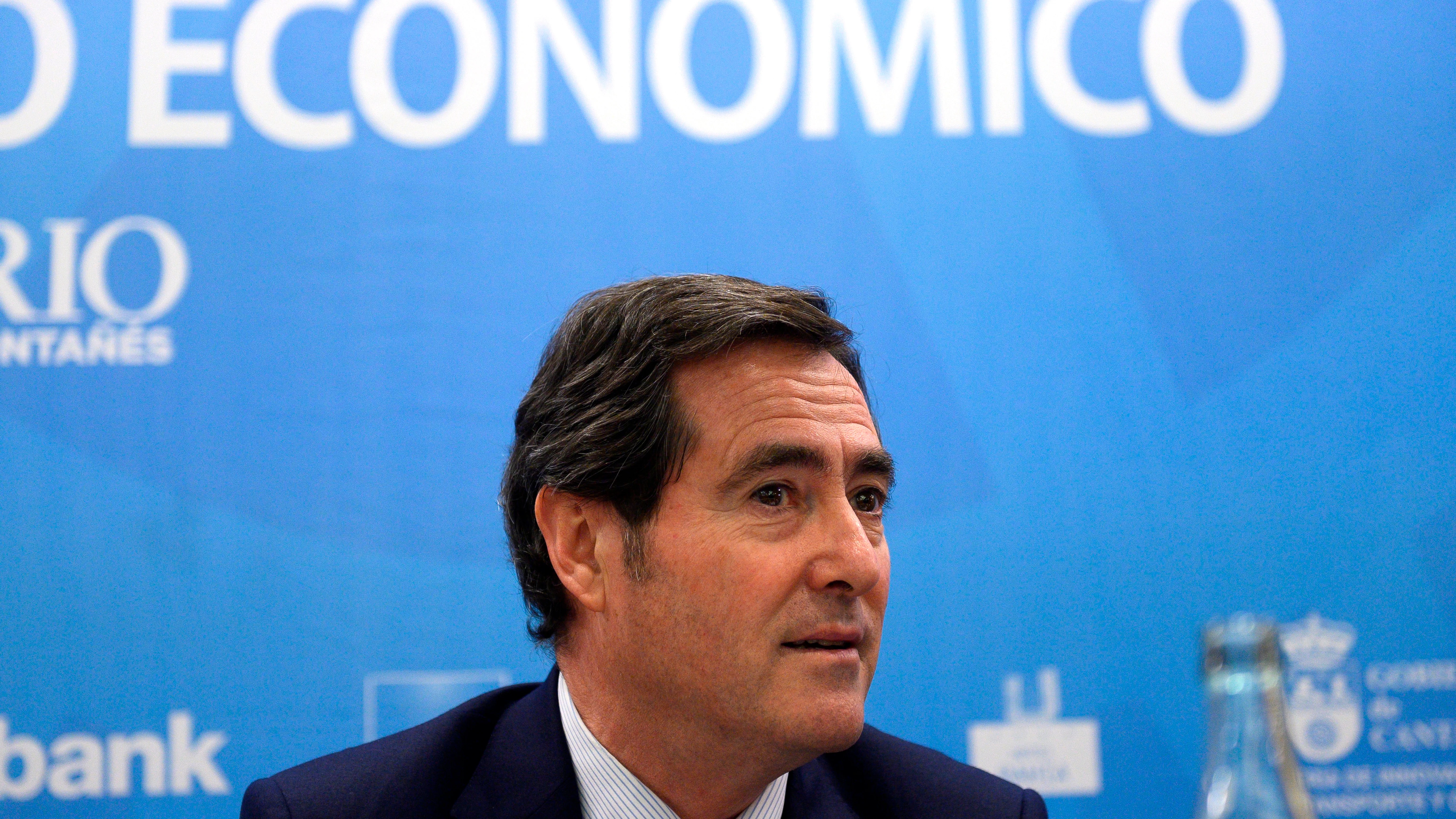 El presidente de la CEOE, Antonio Garamendi